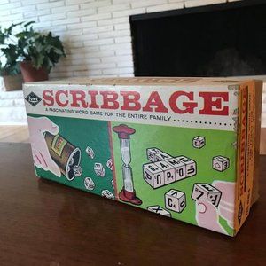 Vintage 1963 Original Scribbage Game (Incomplete - read description)